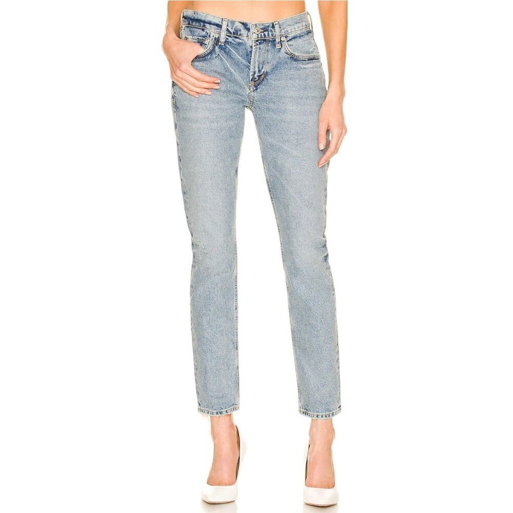 Citizens of Humanity Inga Low-Rise Slim-Fit Jeans-sz 24